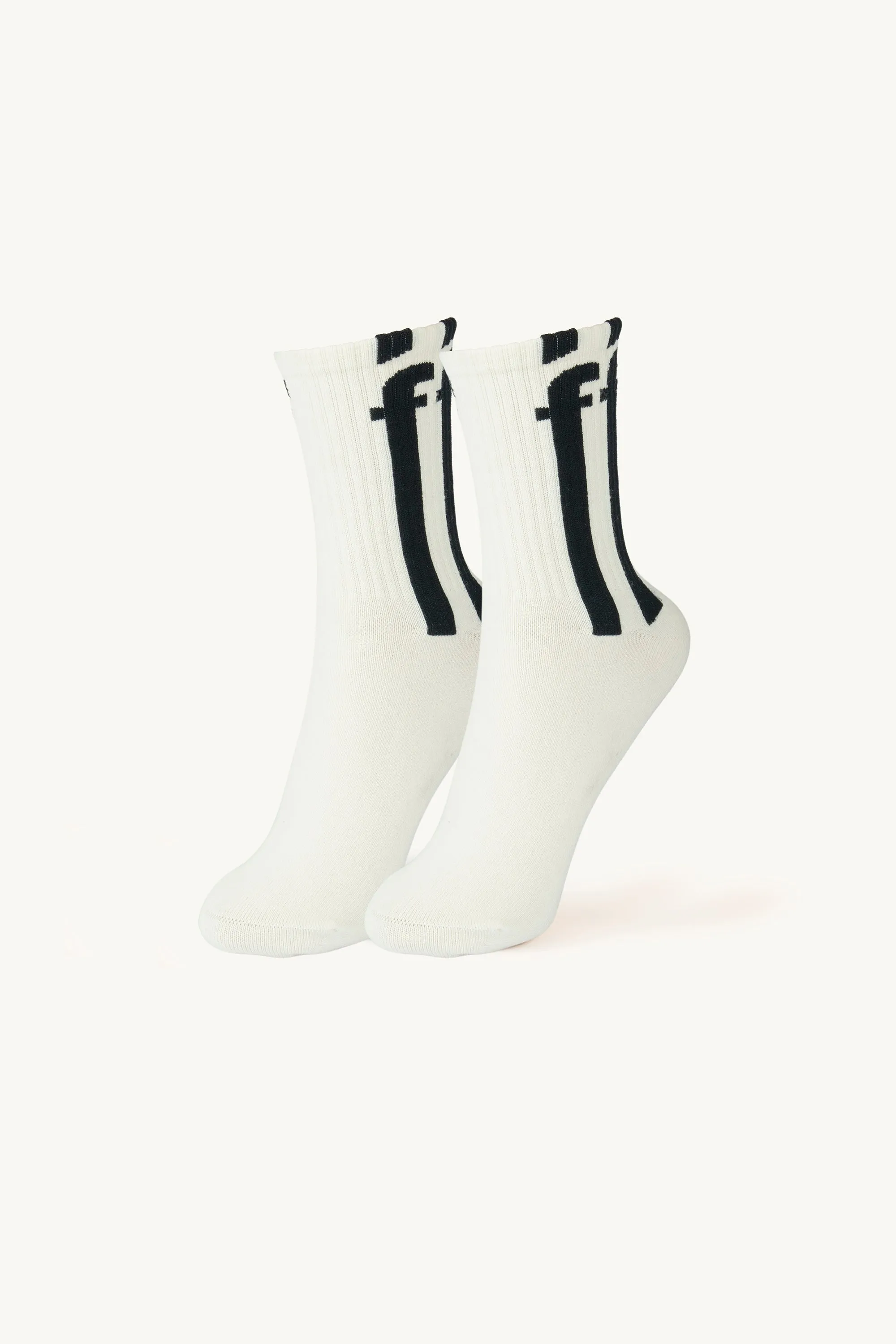 ⚤ Sneakers Foamers ICON WHITE/BLACK - F5010