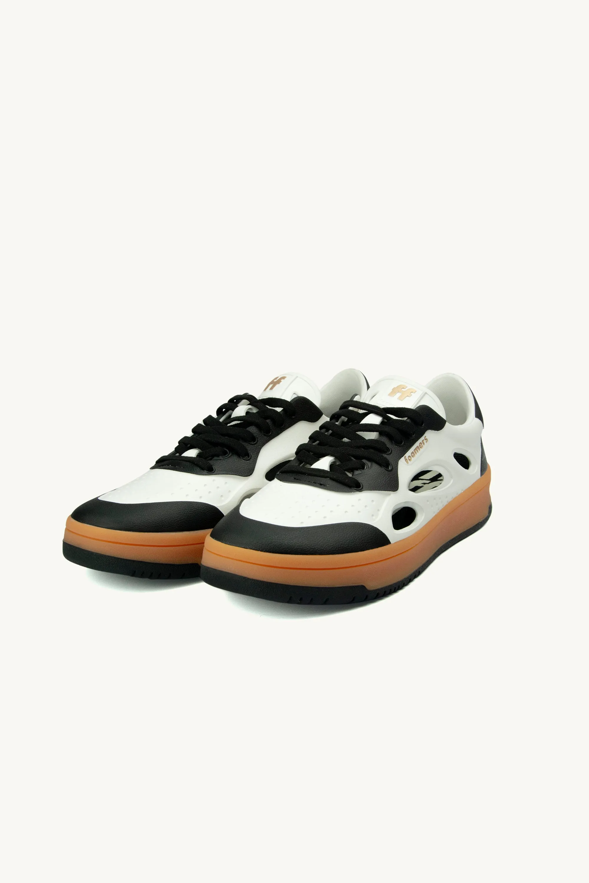 ⚤ Sneakers Foamers ICON WHITE/BLACK - F5010