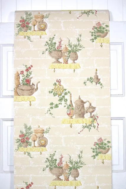1960s Kitchen Vintage Wallpaper