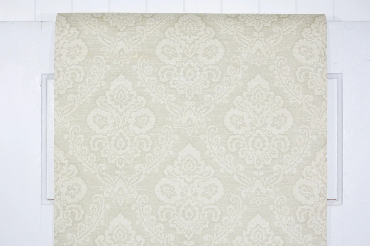 1970s Damask Vintage Wallpaper