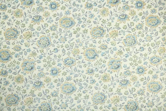 1970s Floral Vintage Wallpaper