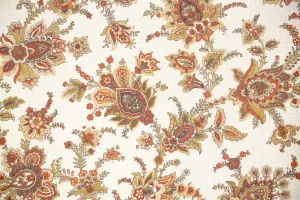 1970s Floral Vintage Wallpaper
