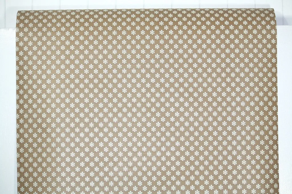 1970s Floral Vintage Wallpaper