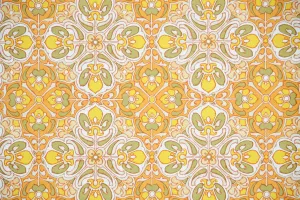 1970s Geometric Vintage Wallpaper