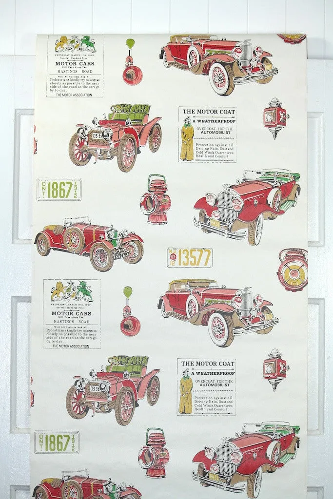1970s Novelty Vintage Wallpaper