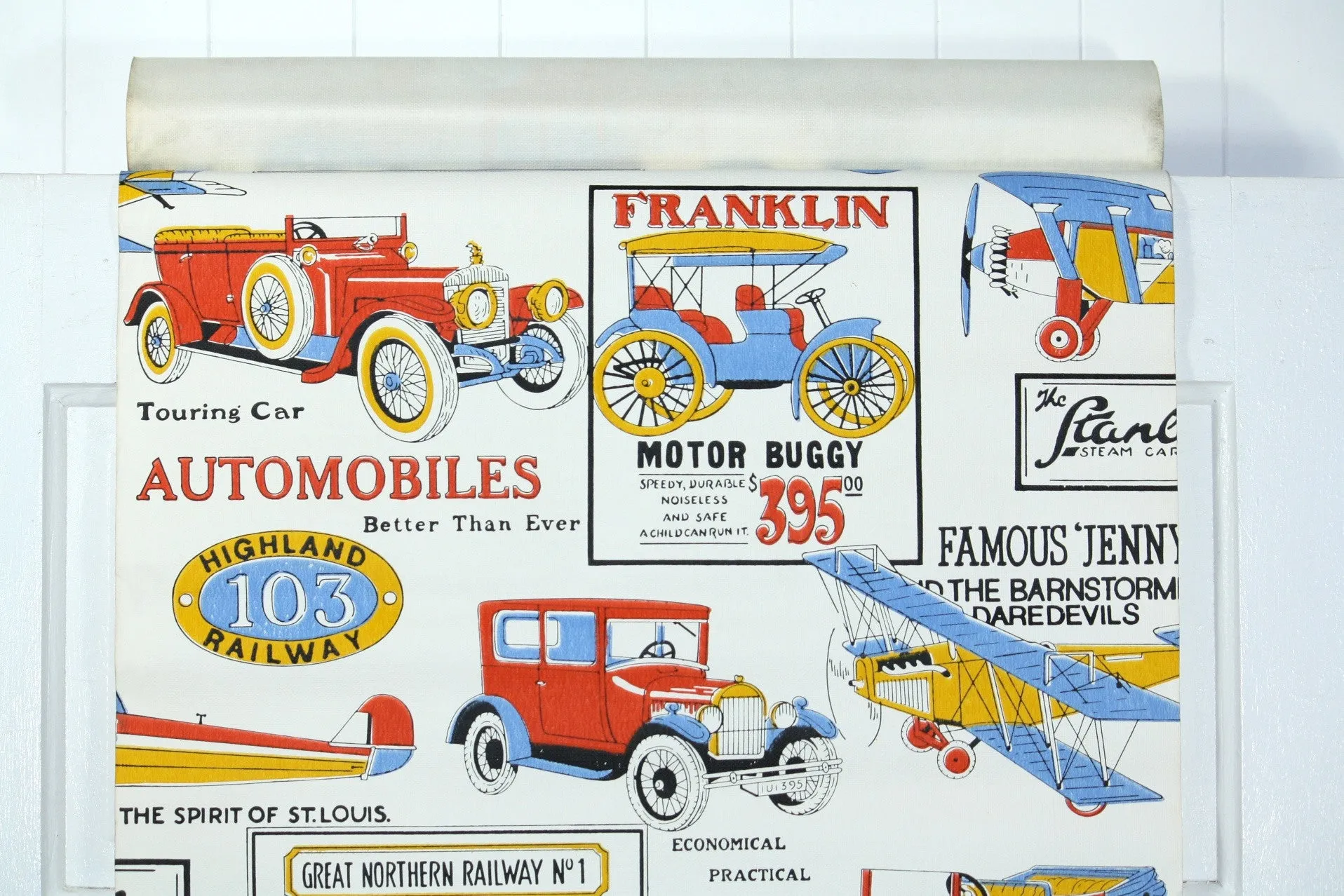 1970s Novelty Vintage Wallpaper