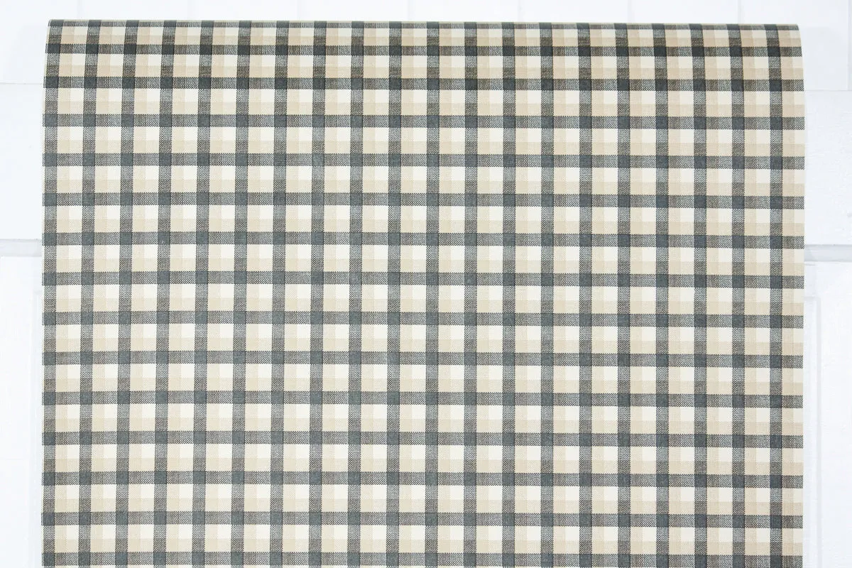 1970s Plaid Vintage Wallpaper
