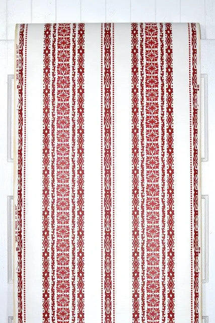 1970s Stripe Vintage Wallpaper