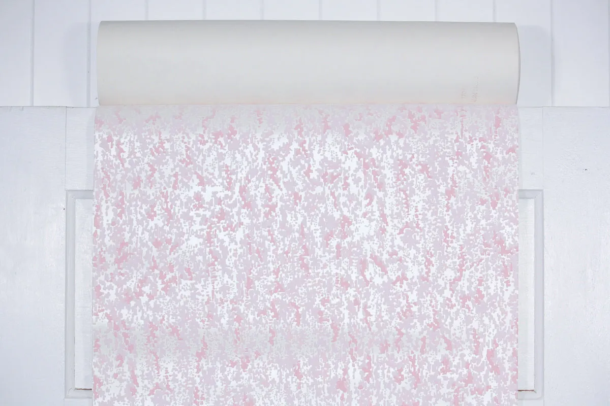 1970s Vintage Flock Wallpaper