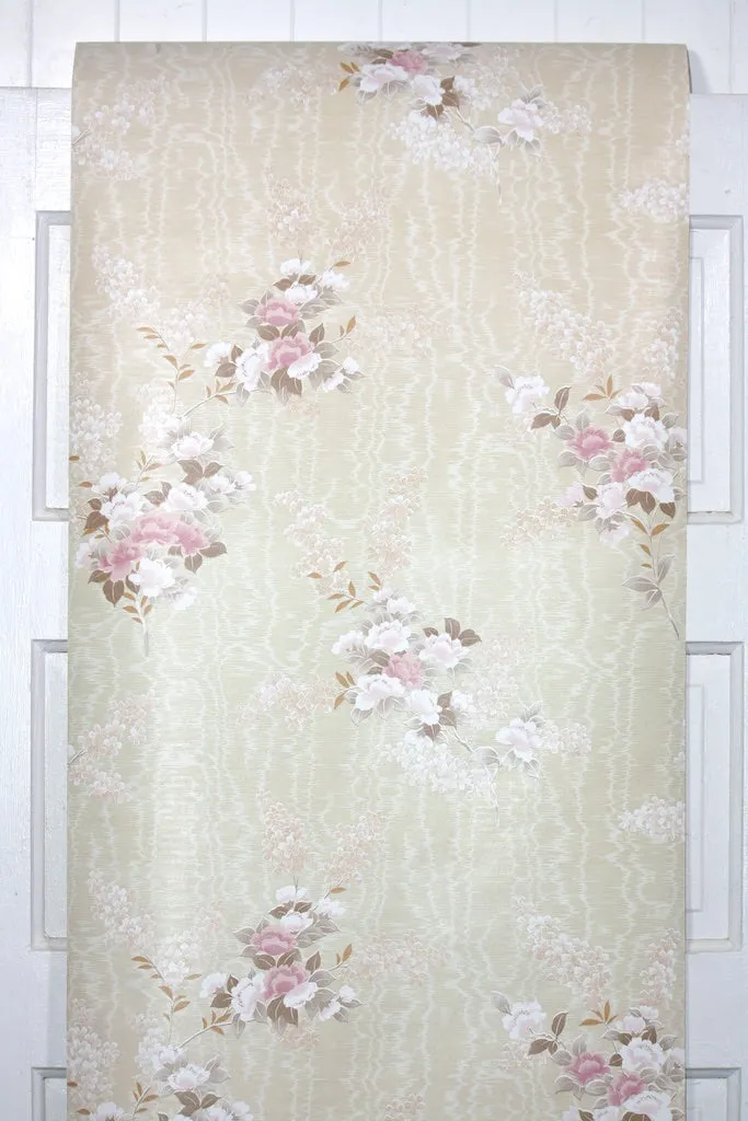 1980s Floral Vintage Wallpaper