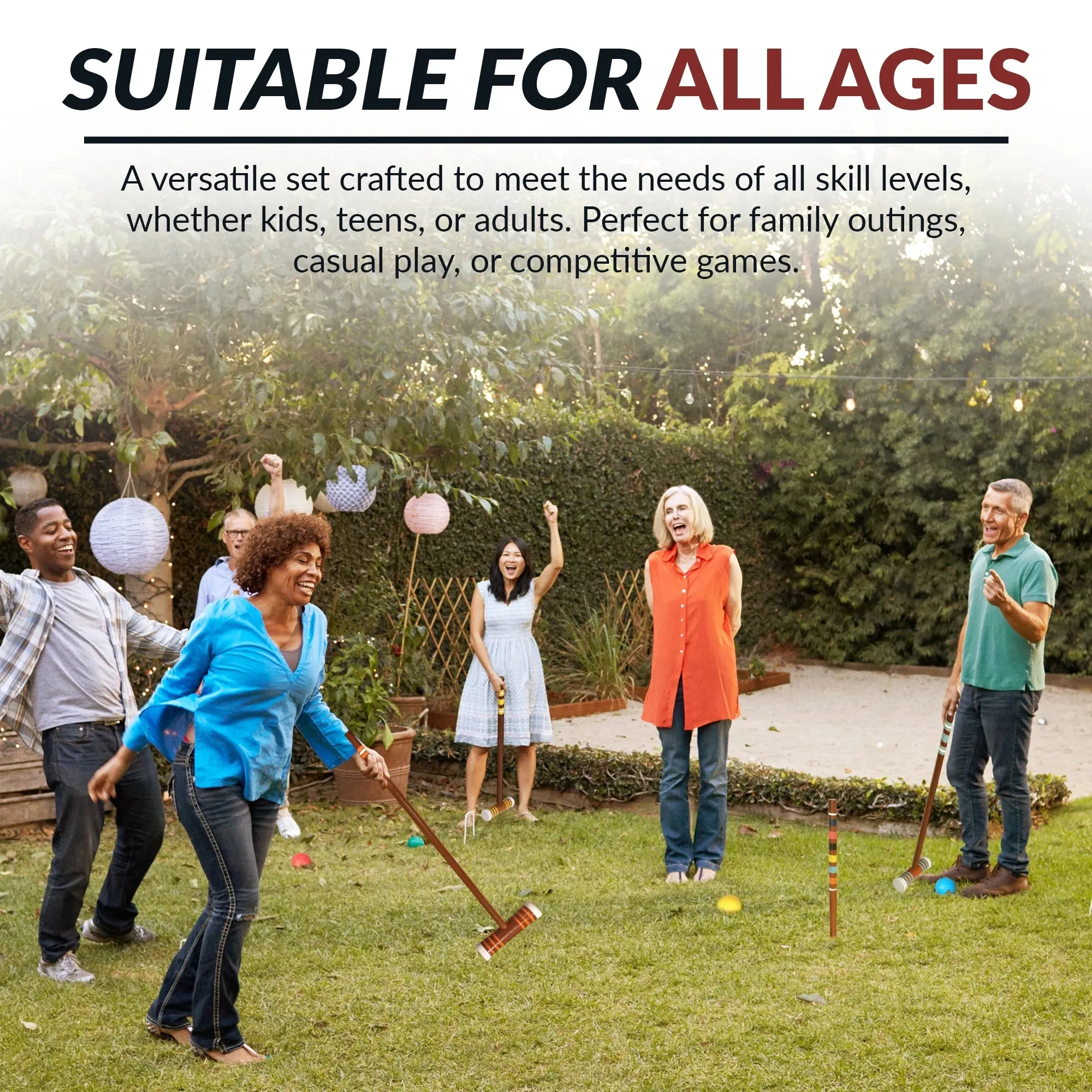 6-Player Croquet Set
