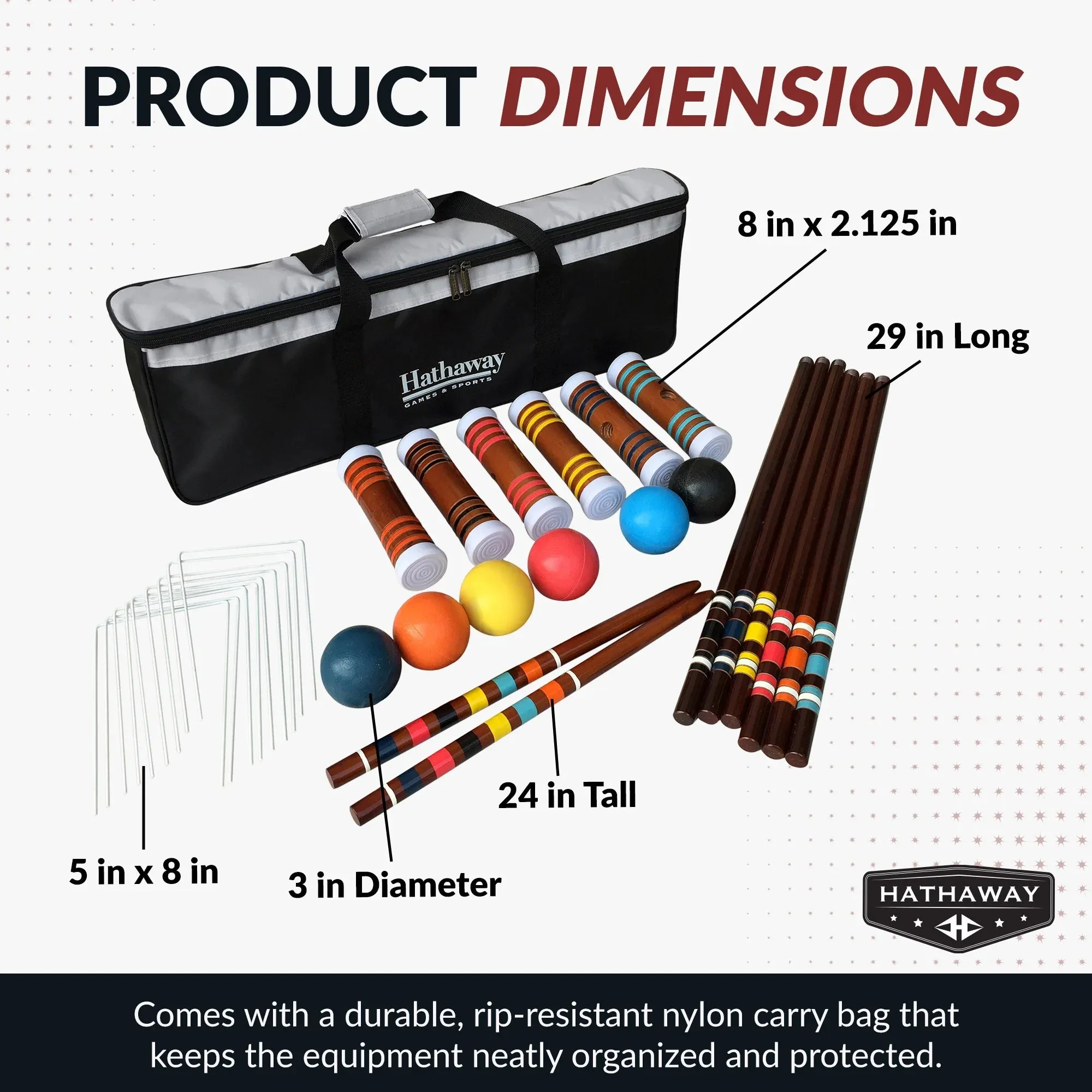 6-Player Croquet Set