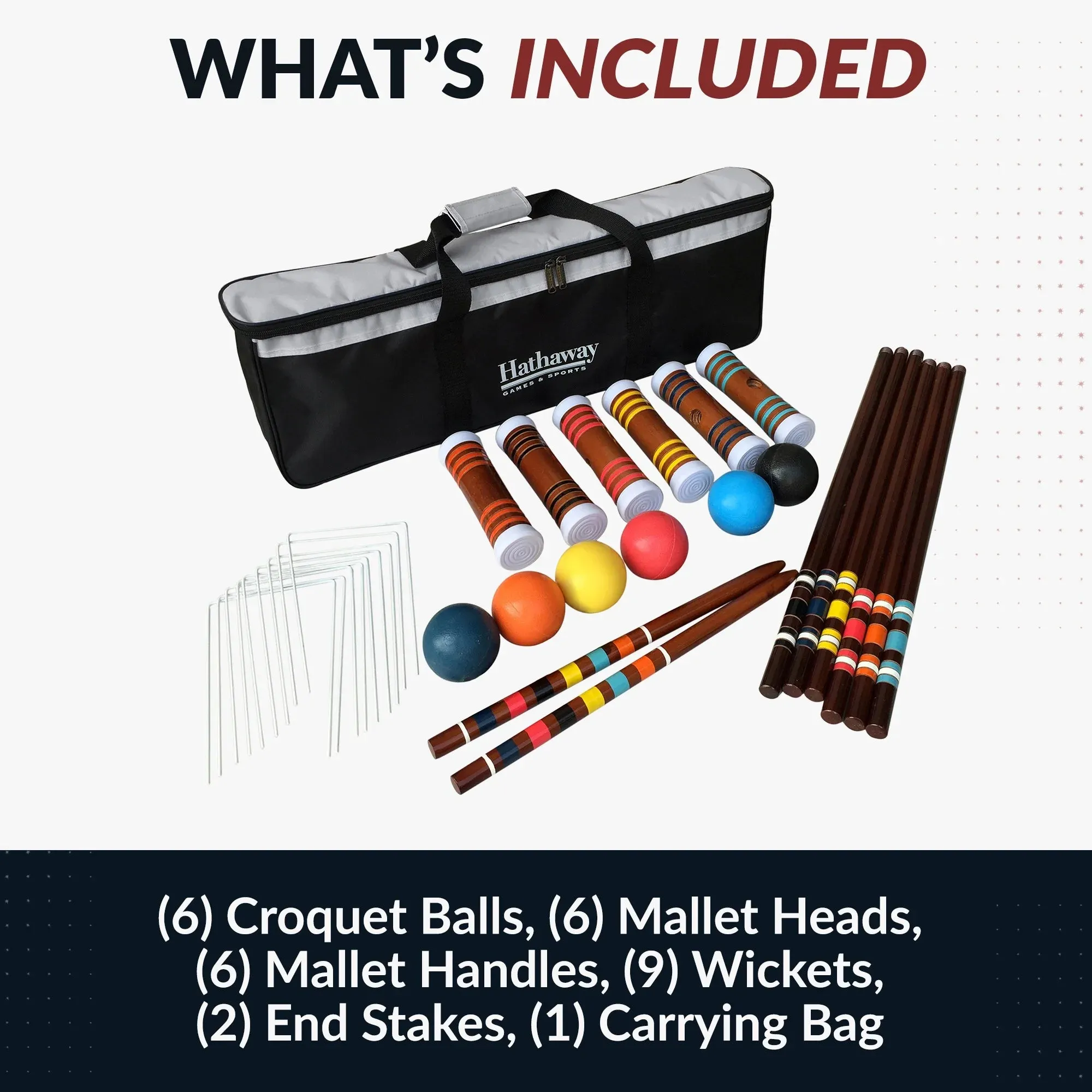 6-Player Croquet Set
