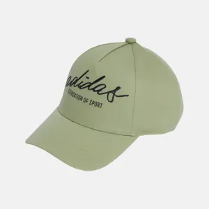 Adidas Brand Love Kids Unisex Training Cap -Tent Green/Black