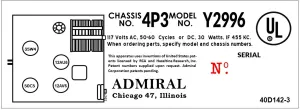 ADMIRAL-Y2996