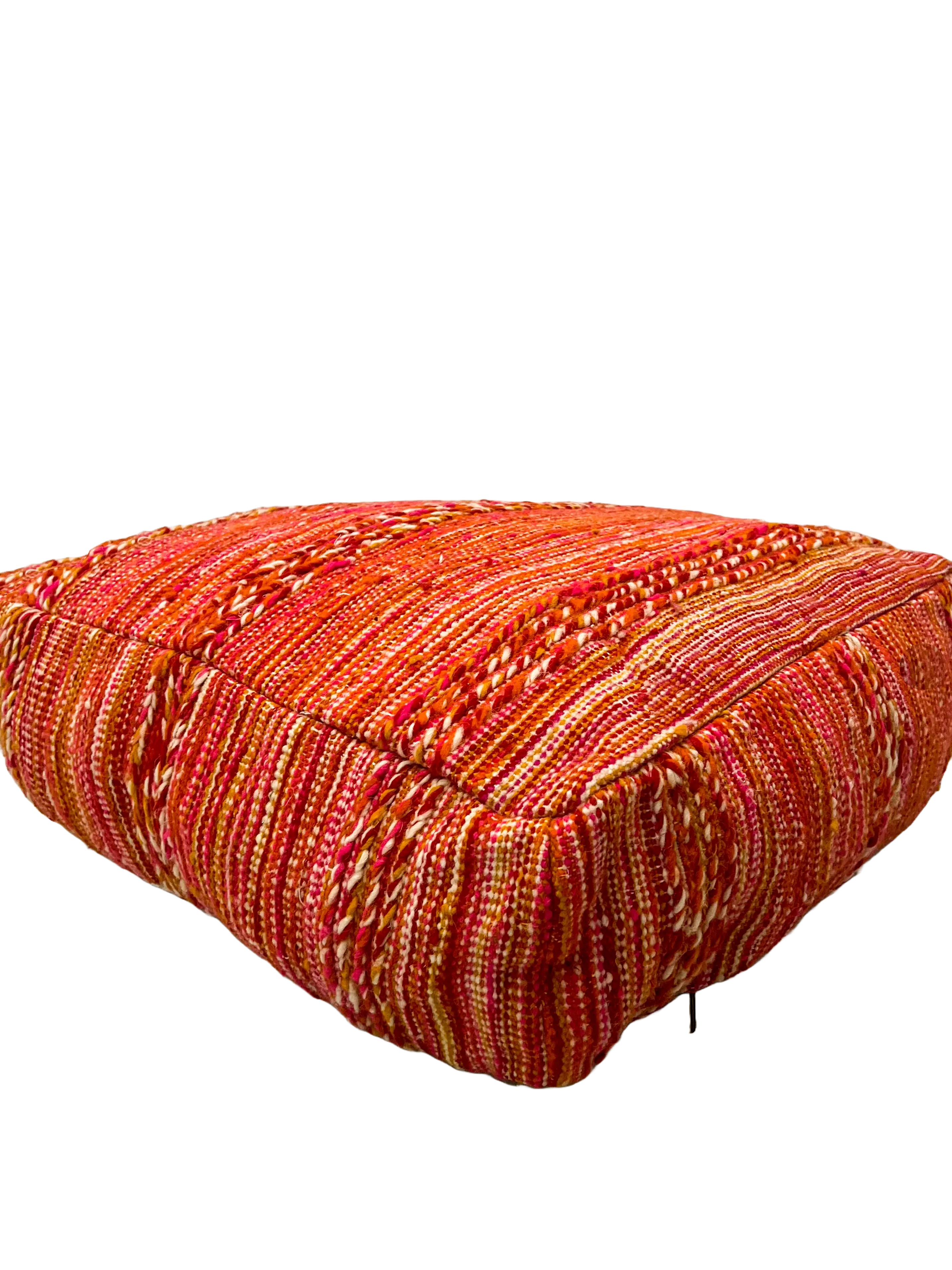 Ait Yadine Vintage Hanbel Pouf - Pink