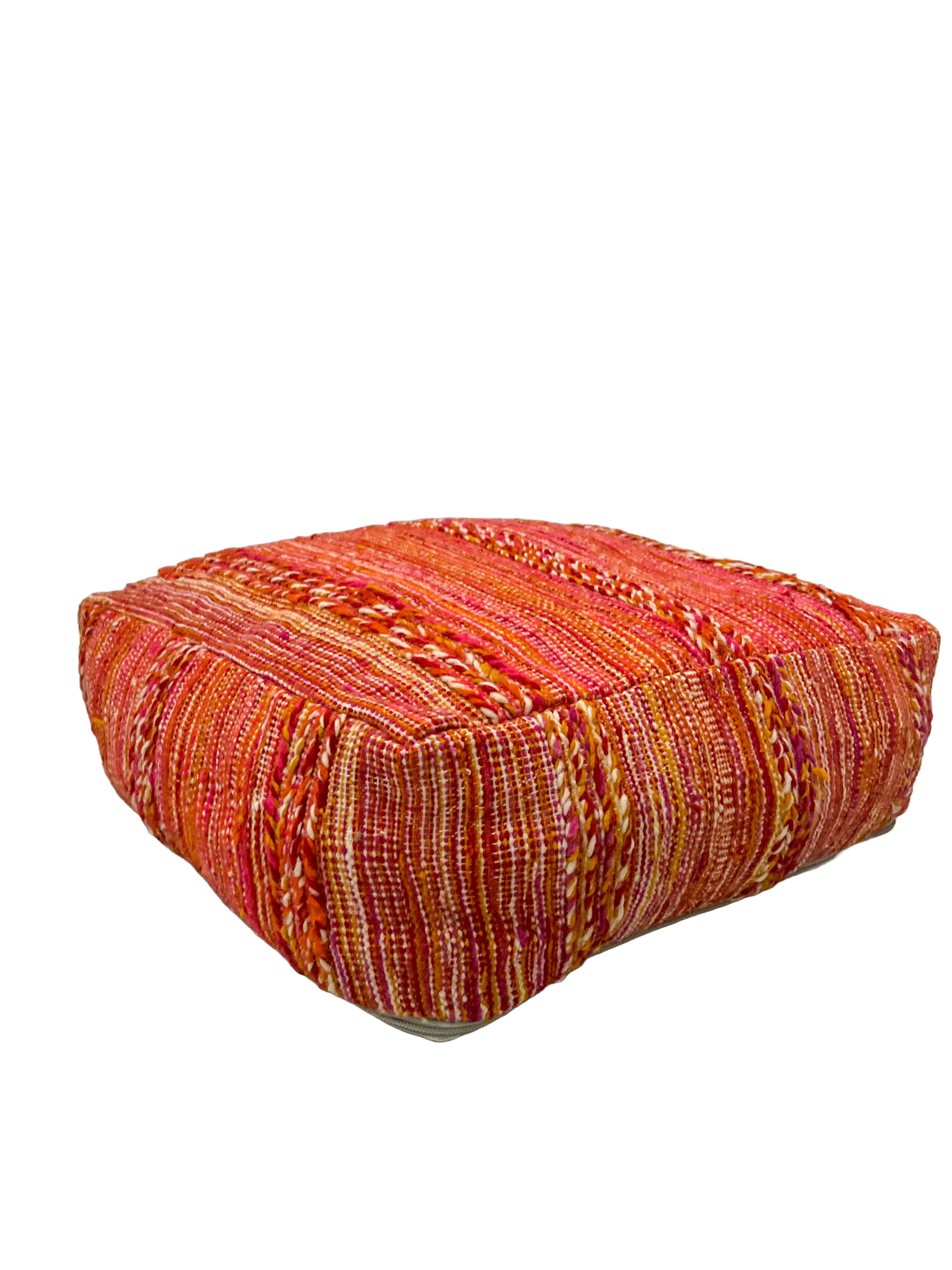 Ait Yadine Vintage Hanbel Pouf - Pink