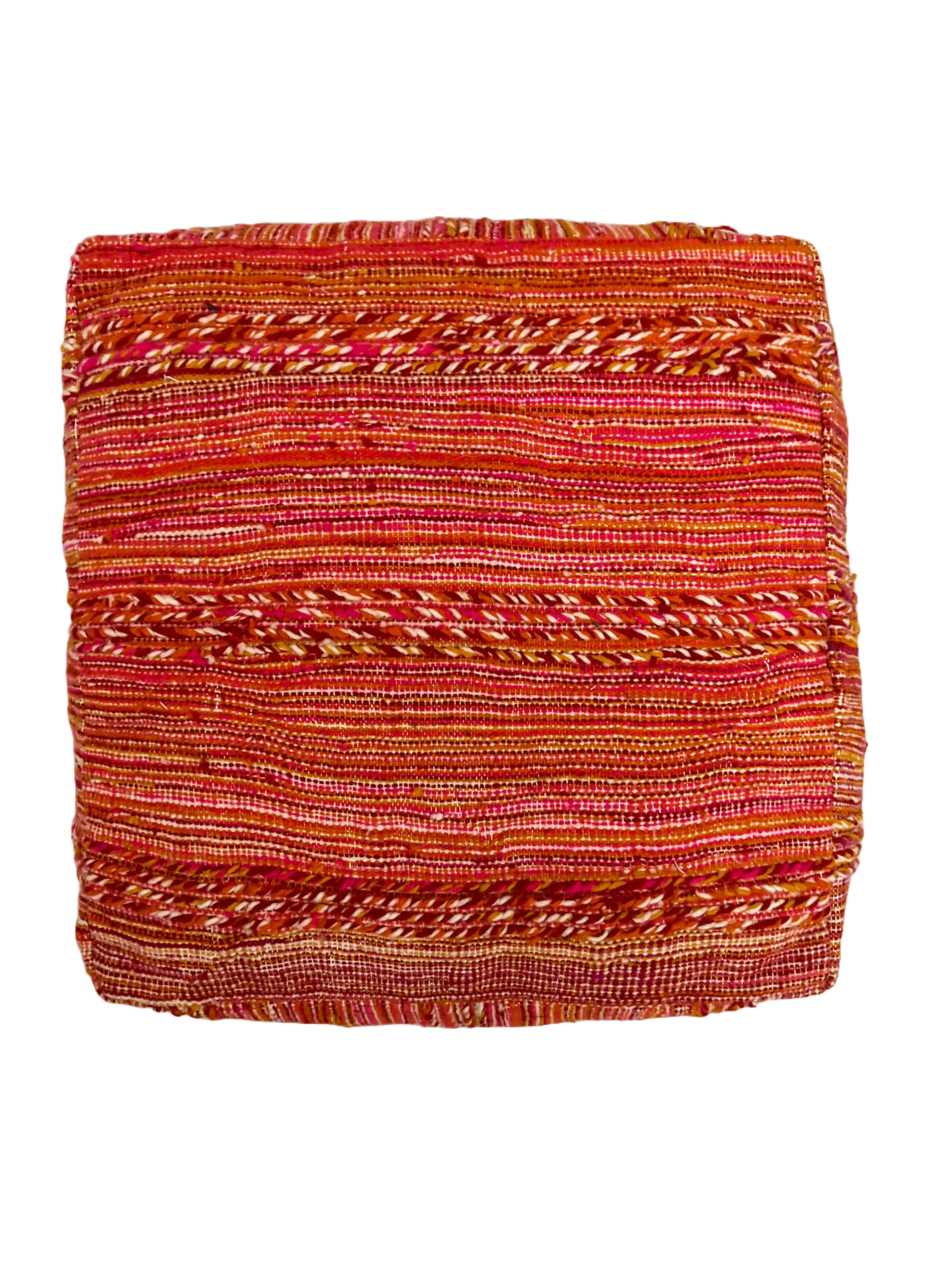 Ait Yadine Vintage Hanbel Pouf - Pink