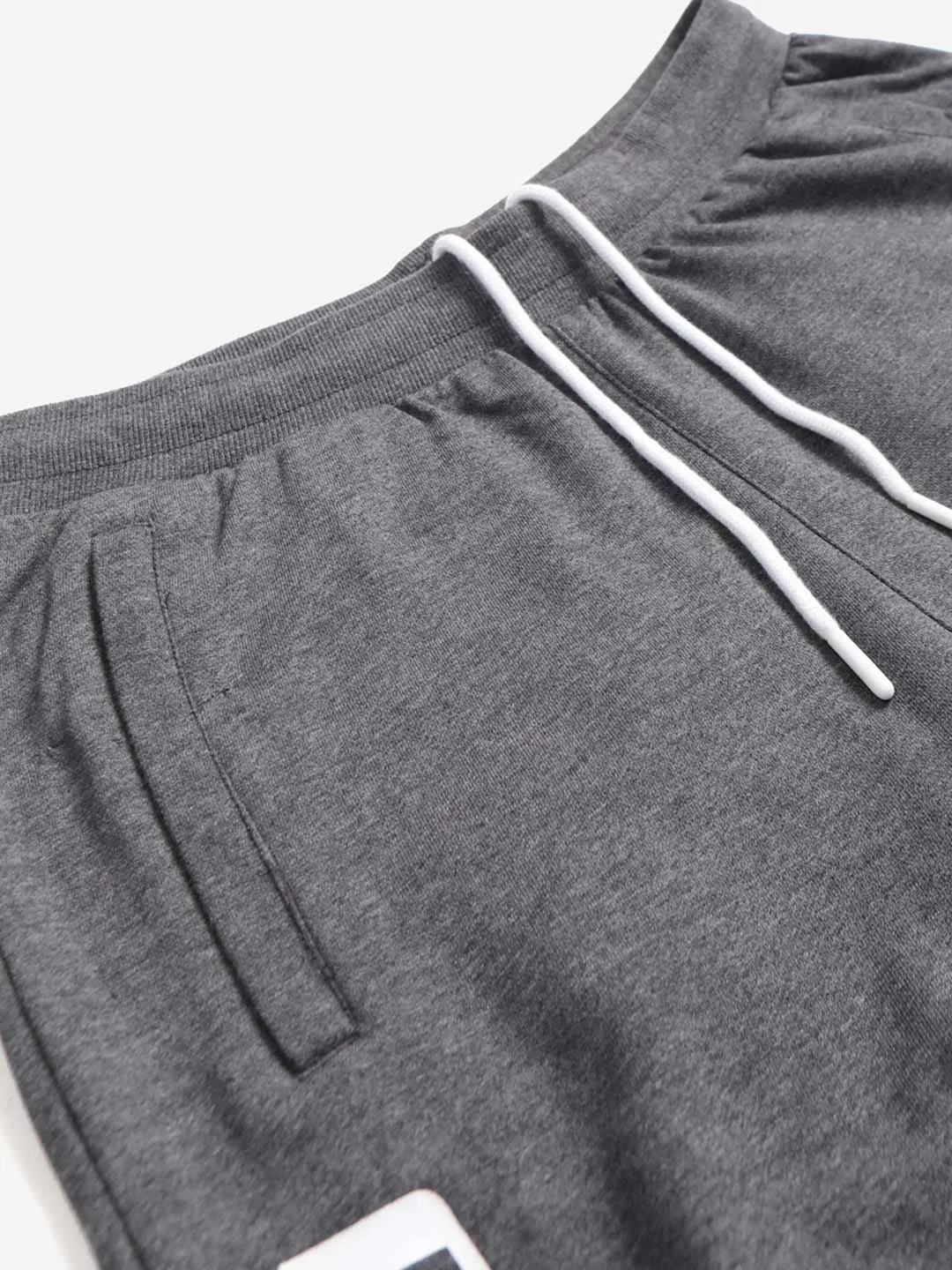 Alcis Men Charcoal Grey Solid Joggers