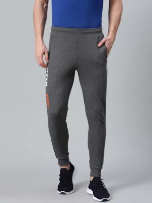 Alcis Men Charcoal Grey Solid Joggers