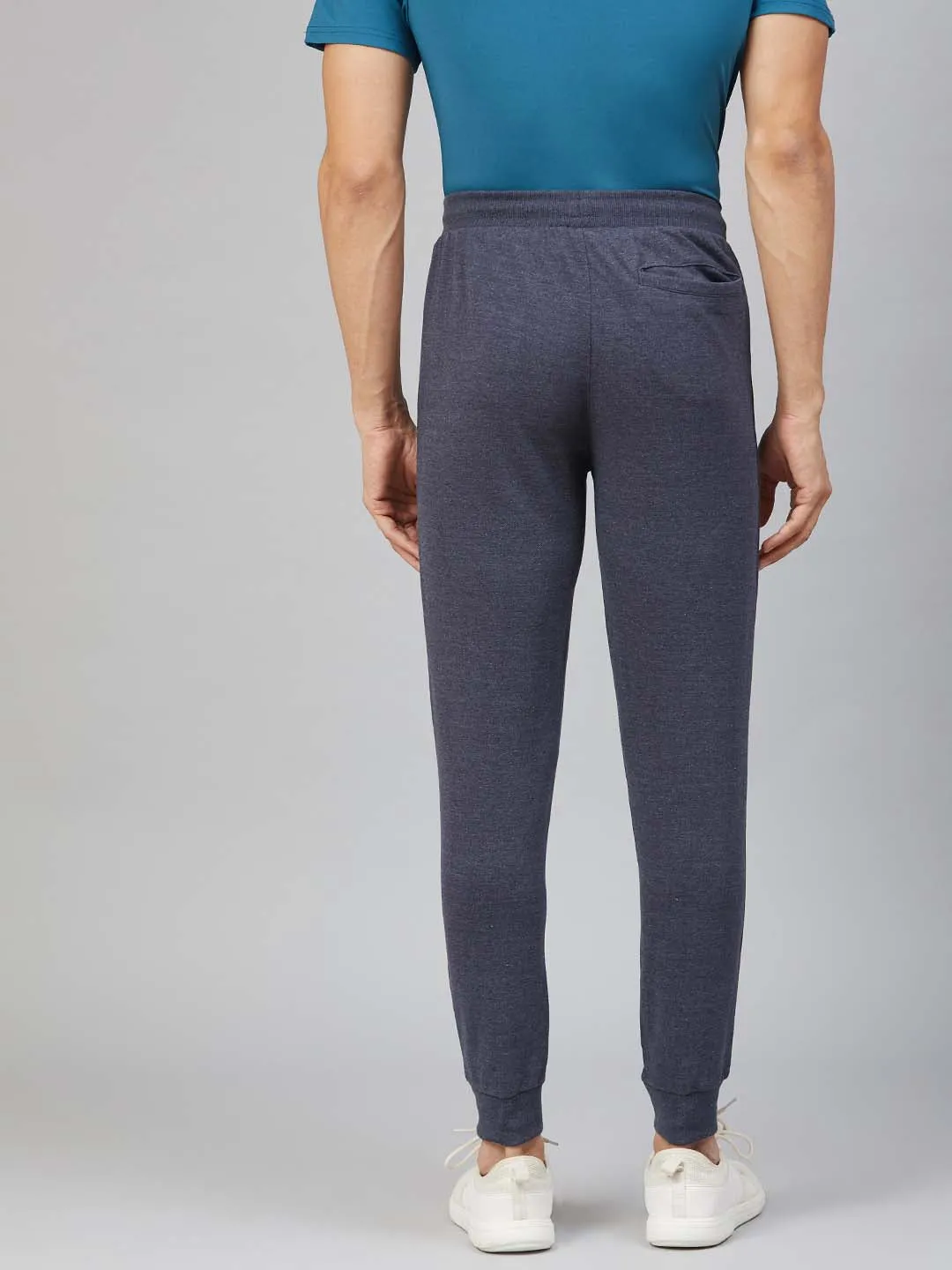 Alcis Men Navy Blue Solid Joggers