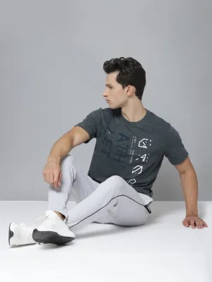Alcis Men Printed Green Tshirts