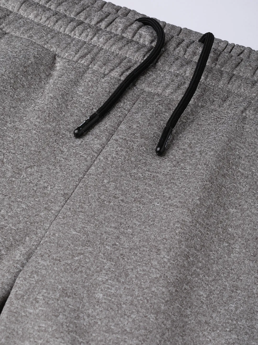 Alcis Women Grey Solid Slim Fit Cropped Track Pants
