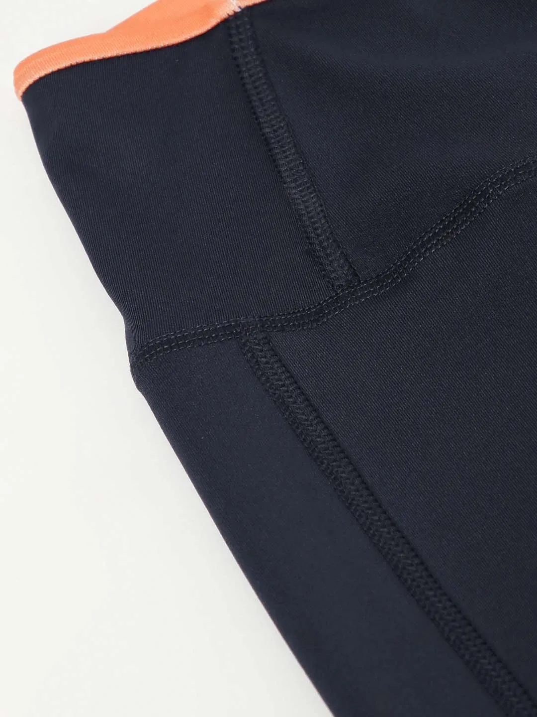Alcis Women Navy Blue Drytech  Solid Cropped Training Tights