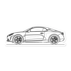 Alpine A110 Outline Sticker