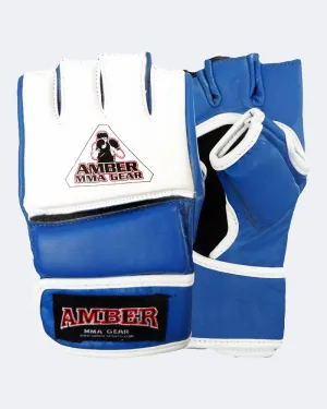 Amber Fight Gear Premium Leather MMA Amateur Competition Gloves: