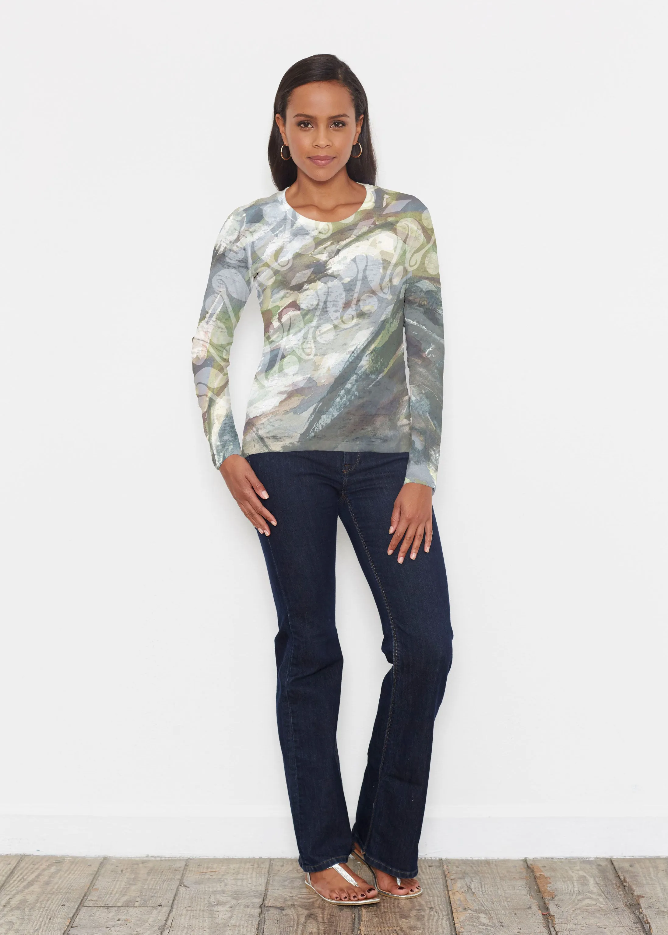 Annaleise (15055) ~ Signature Long Sleeve Crew Shirt