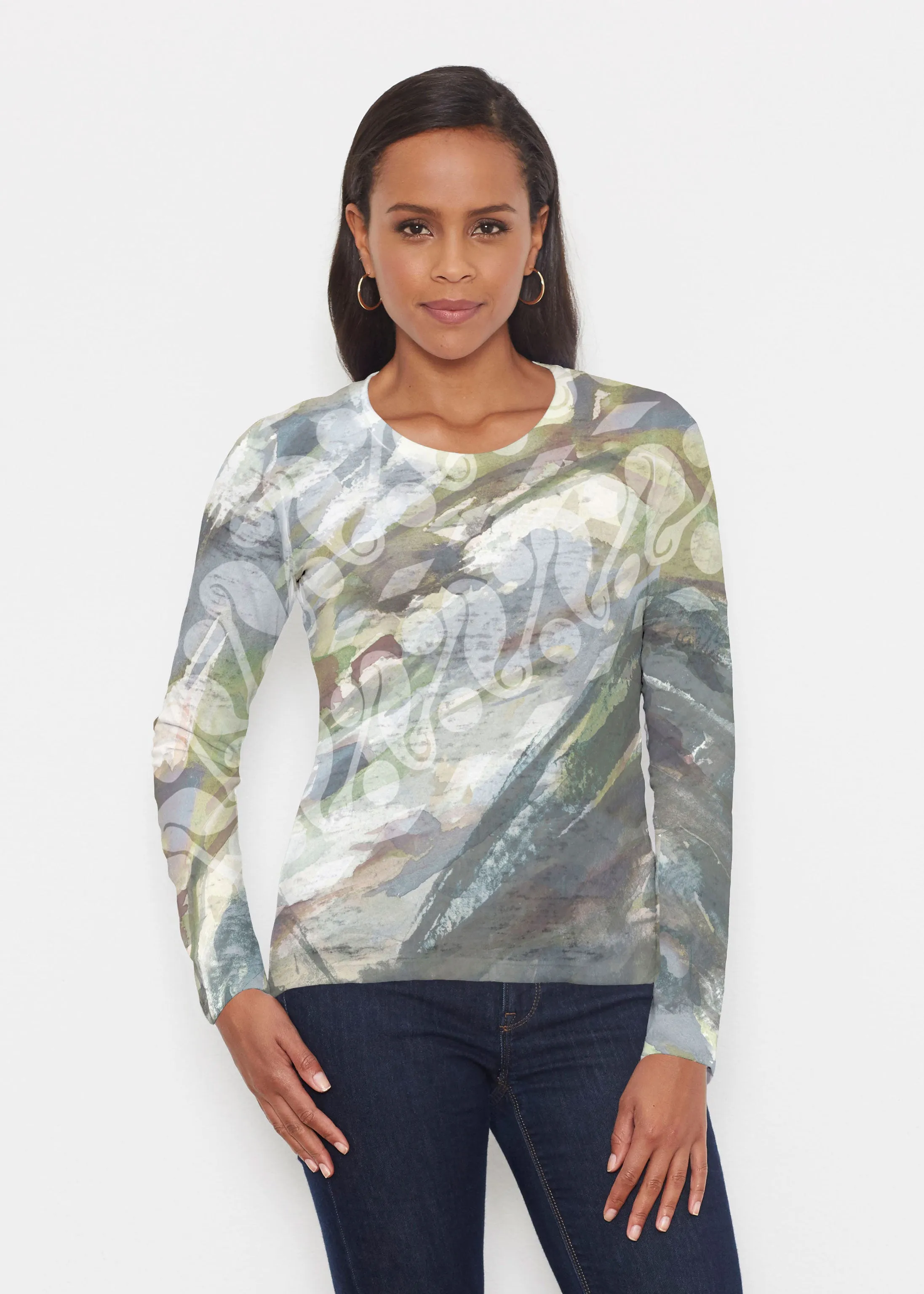 Annaleise (15055) ~ Signature Long Sleeve Crew Shirt