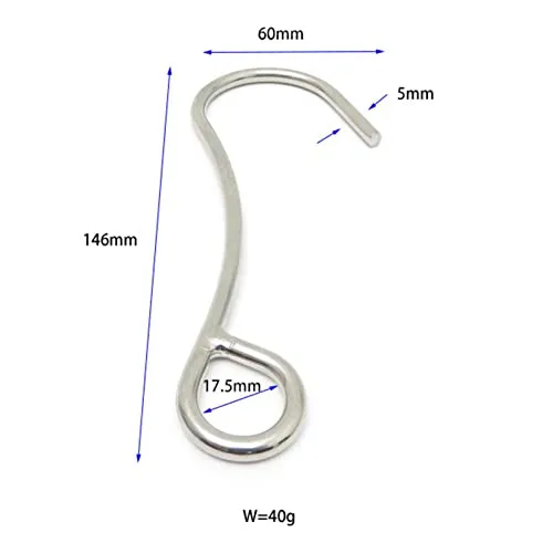 ATORSE Stainless Steel Scuba Diving Reef Hook Durable for Cave Diving Free Dive