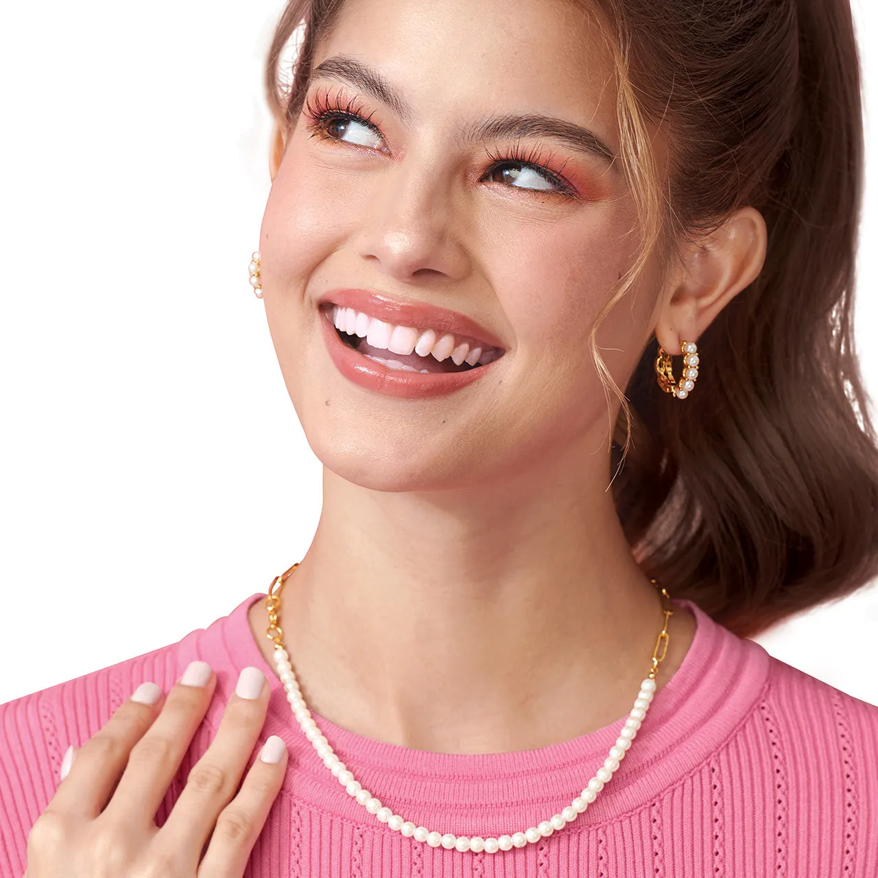 Avon SAM EARRINGS AND NECKLACE SET ADULTS
