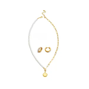Avon SAM EARRINGS AND NECKLACE SET ADULTS