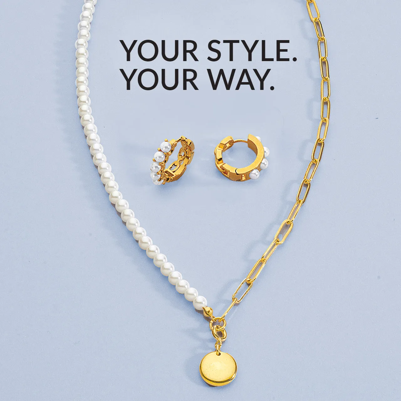 Avon SAM EARRINGS AND NECKLACE SET ADULTS