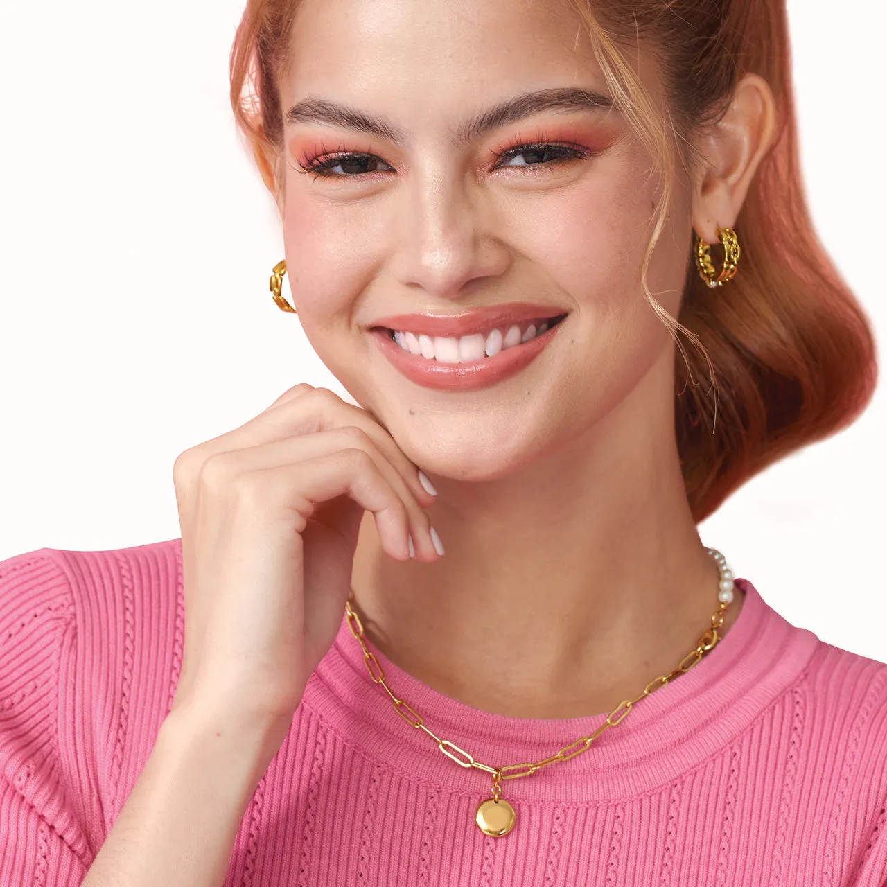 Avon SAM EARRINGS AND NECKLACE SET ADULTS