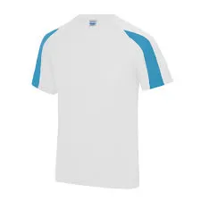 AWD Contrast Tee  - Adults - White/Sapphire