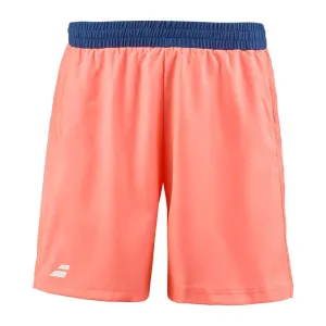 Babolat Play Mens Shorts - Fluo Strike / Estate Blue