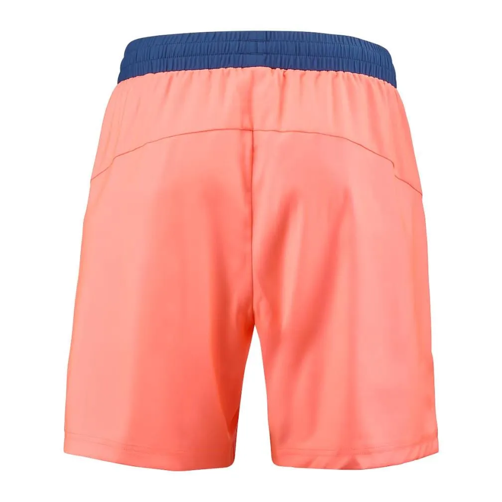 Babolat Play Mens Shorts - Fluo Strike / Estate Blue
