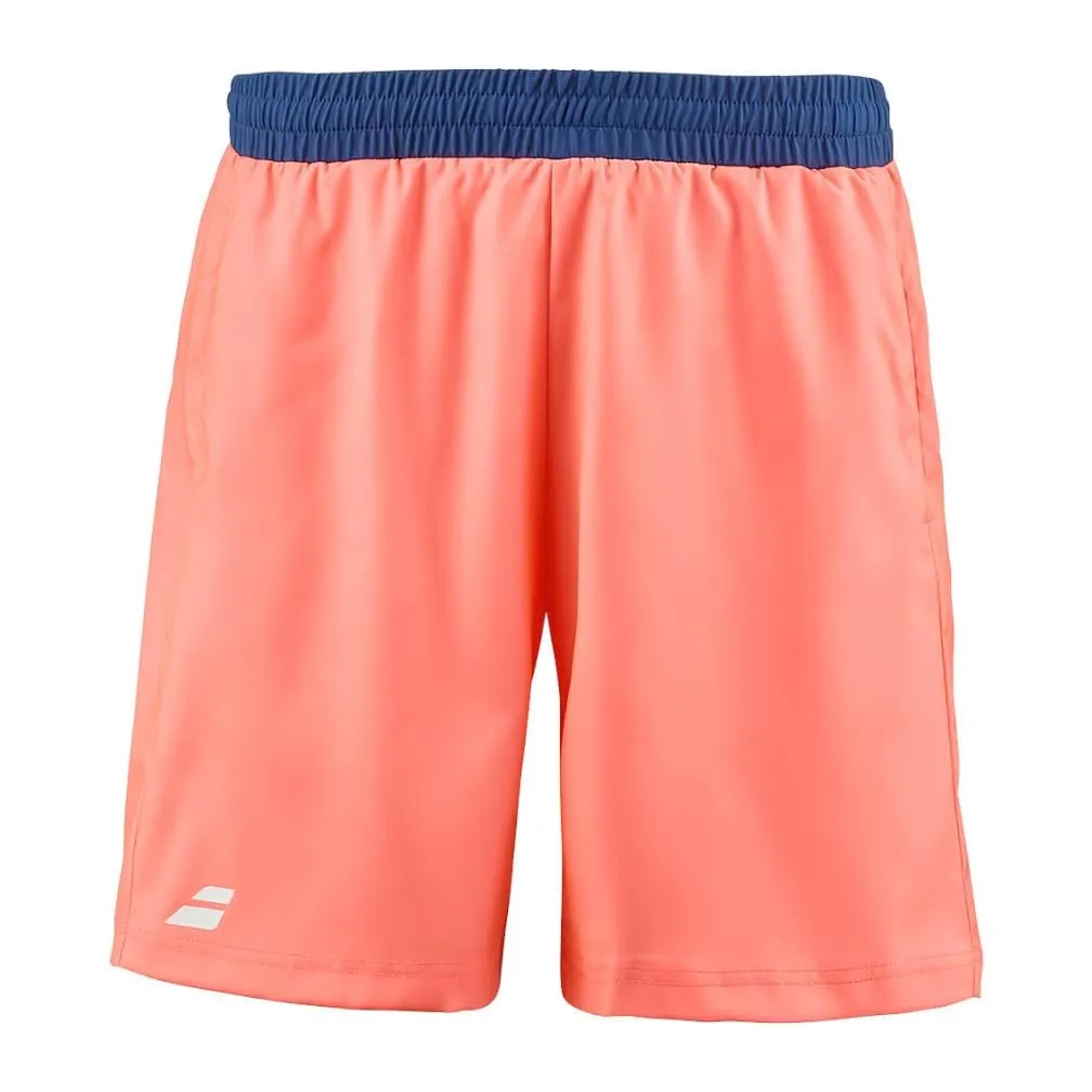 Babolat Play Mens Shorts - Fluo Strike / Estate Blue