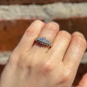 Baguette Vintage Diamond Engagement Ring