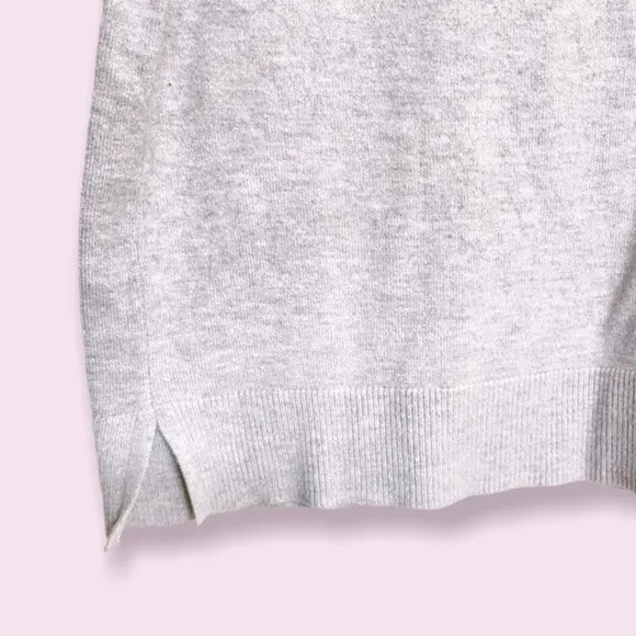 BB Dakota Steve Madden Olivia Sweater Dress Grey Crewneck Knit Womens Size Small