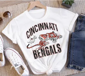 Bengals Vintage Retro Tiger