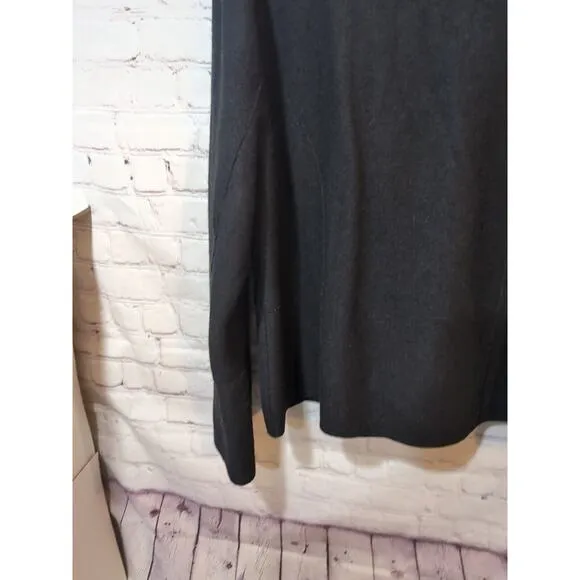 Beyond Threads Cardigan Womens XL Black Alpaca Wool Knit Jacket Made In Peru Zip