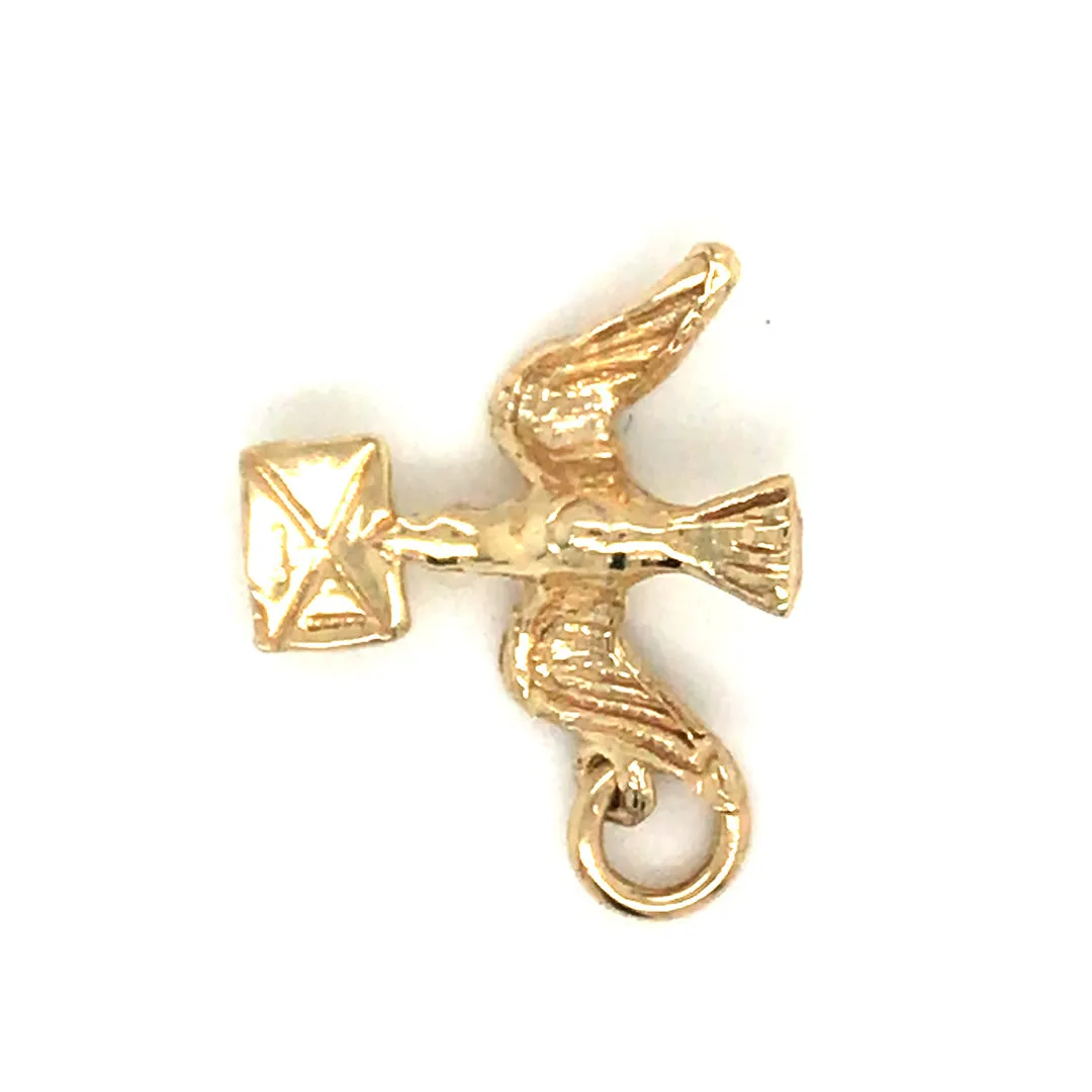 Bird with Letter Charm
