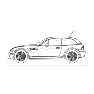 BMW E36 Z3M Coupe Outline Sticker