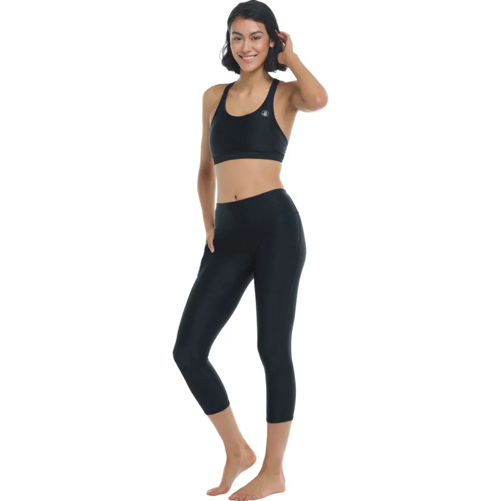 BODY GLOVE SMOOTHIES EQUALIZER SPORTS BRA BLACK
