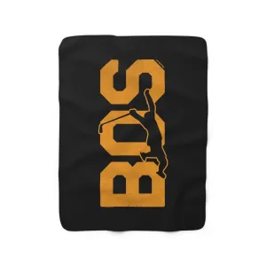 BOS Hockey Dive Sherpa Fleece Blanket