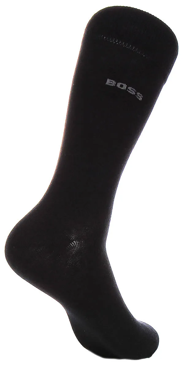 Boss 2 Pairs Mono Regular Length In Black Socks